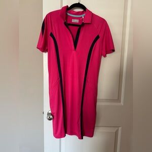 NWT Callaway swing tech dress size M raspberry/navy 🏌️‍♀️⛳️